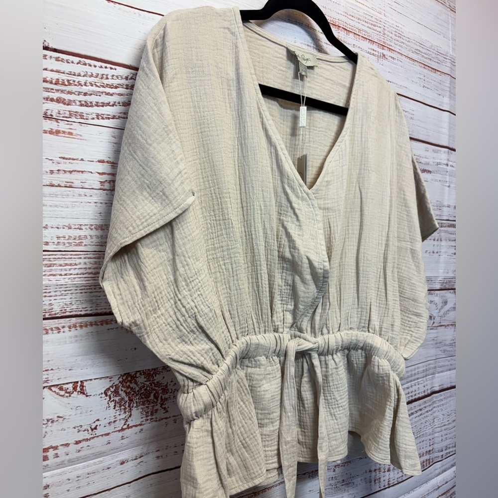 Charlie Paige Muslin Oversized Top